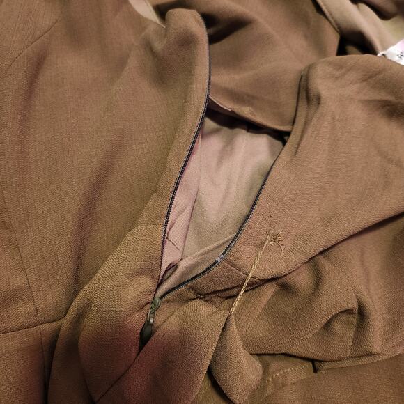 NWT WonderLust LA Olive Green Back Crisscross Design Size Large - Picture 9 of 9